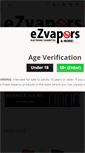 Mobile Screenshot of ezvapors.com